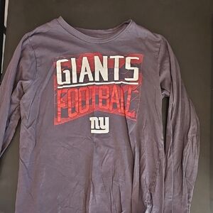Giants Football Kids Long Sleeve Shirt - Purple